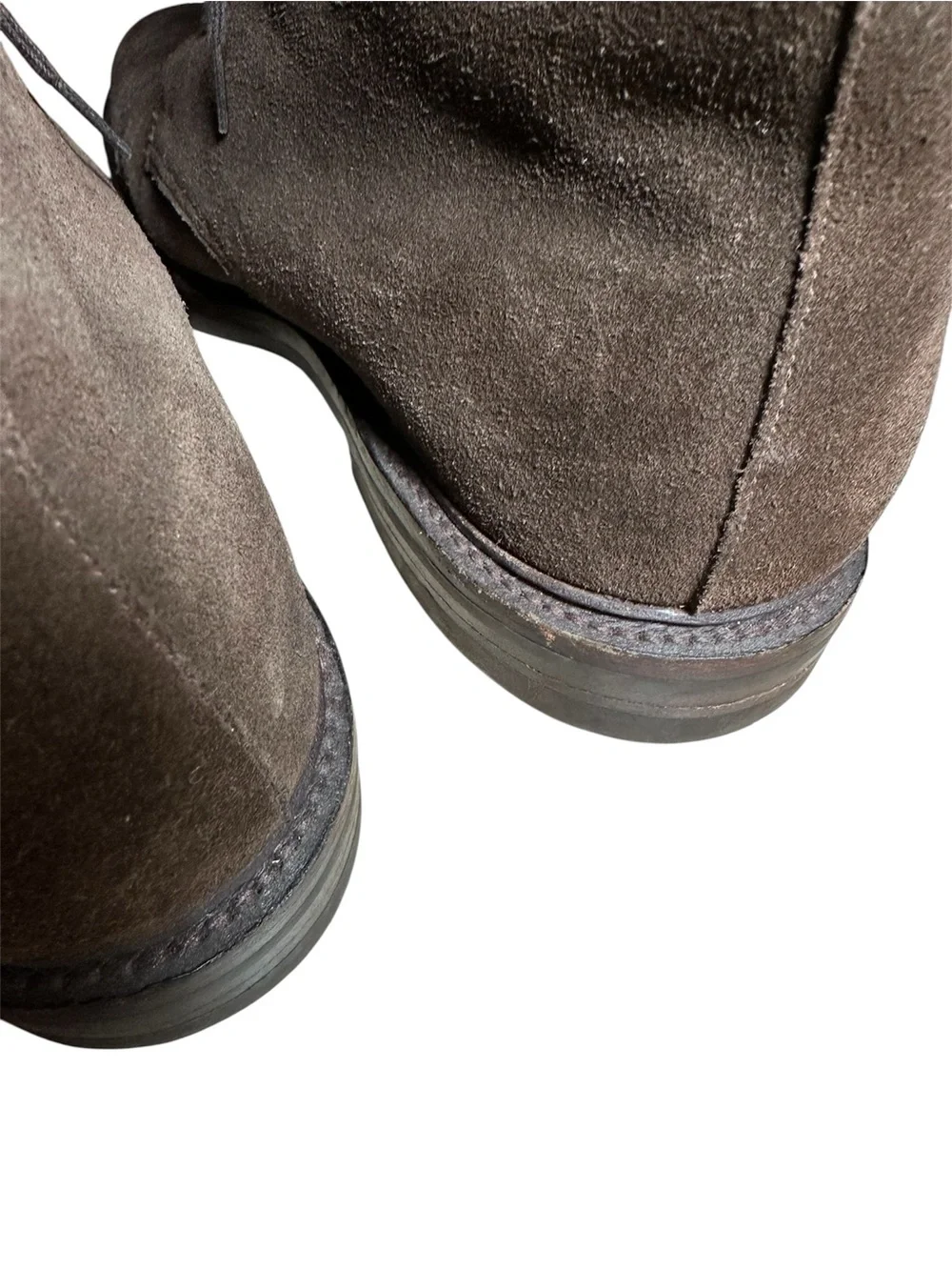 Crockett And Jones For Brooks Brothers Brown Suede Boot Size 8.5D US Made In UK